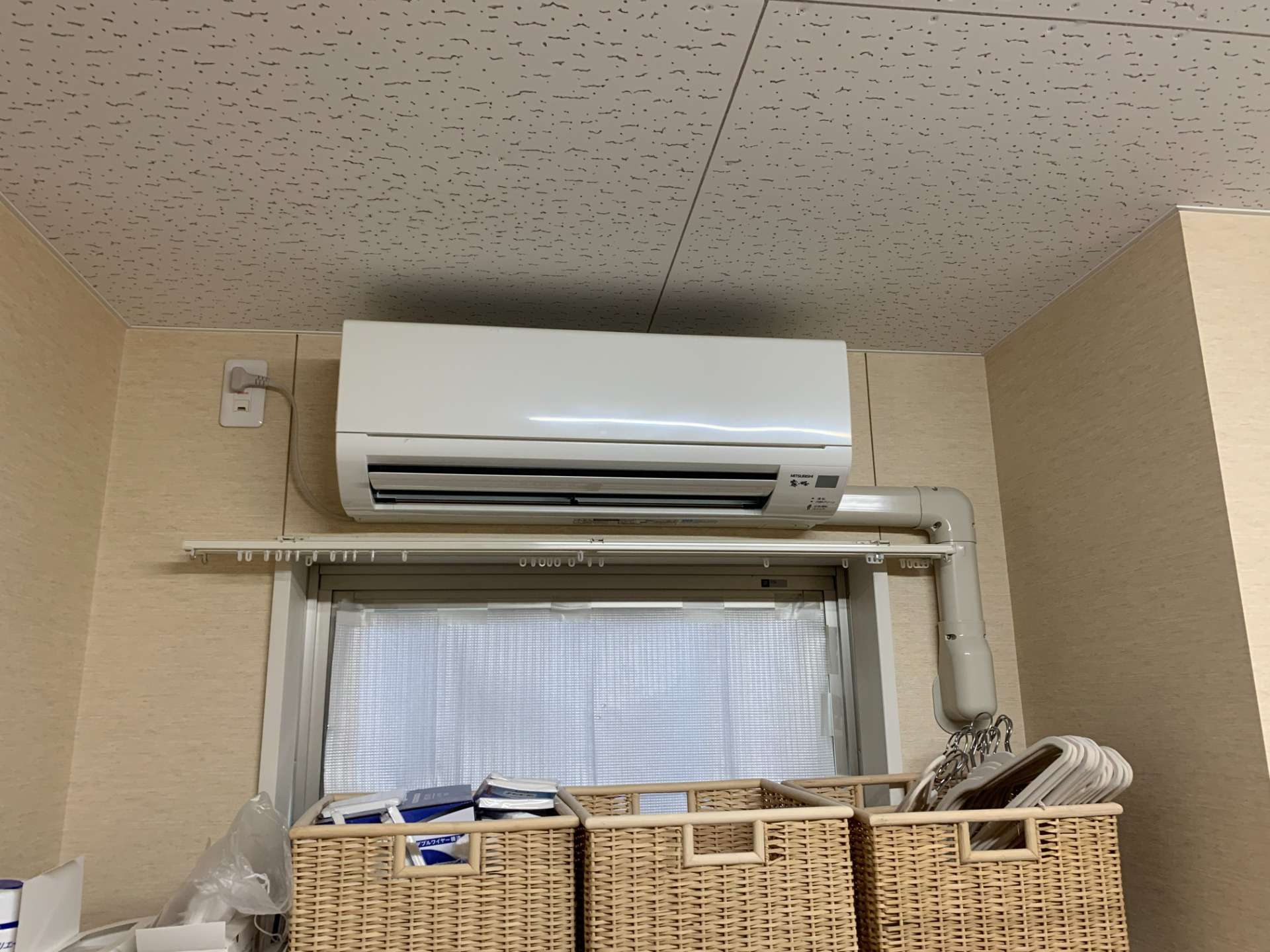 エアコン修理点検・交換（石川県金沢市のビジネスホテル）