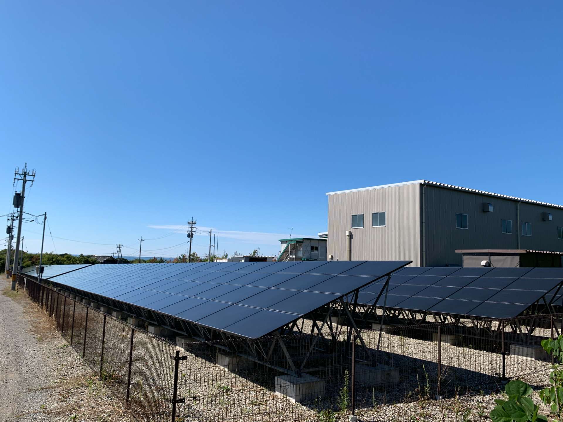 太陽光発電工事（野立て・6区画）（石川県）